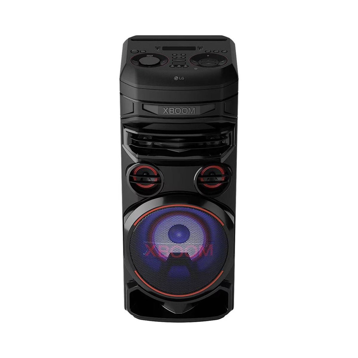 LG - Torre de Sonido LG XBOOM RNC7 Bluetooth Karaoke más Micrófono - Negro