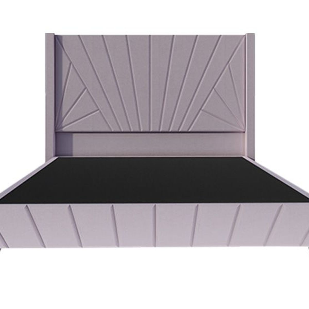 BARAKA HOME - Dormitorio Lienz + Cabecera emperatriz Cadíz 1.5 plz - Lila