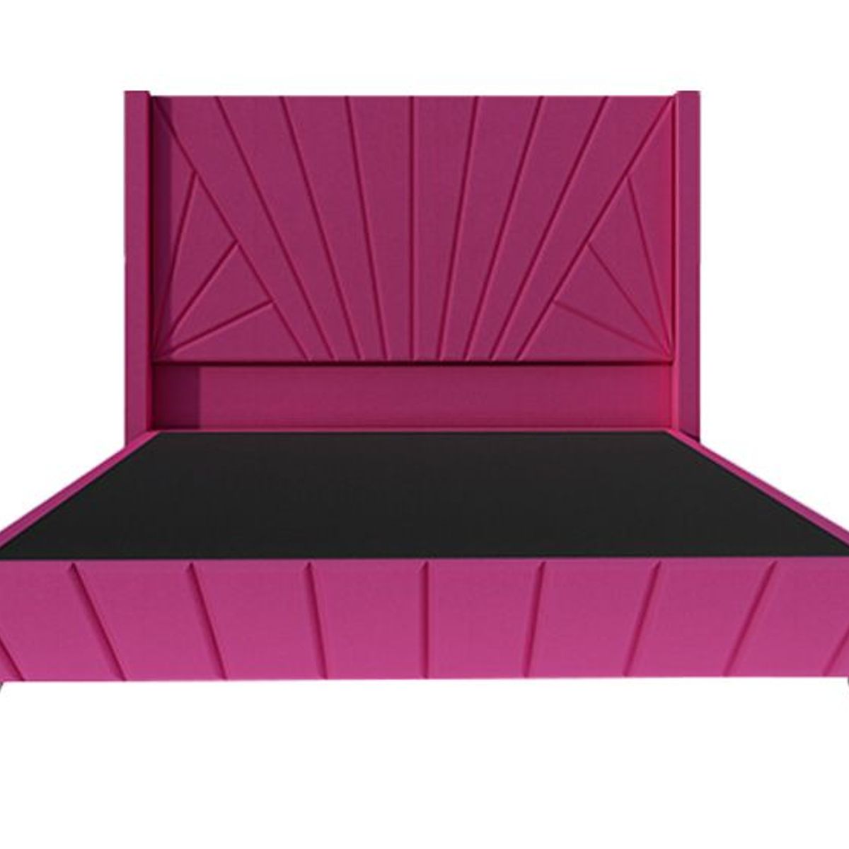 BARAKA HOME - Dormitorio Lienz + Cabecera emperatriz Cadíz 1.5 plz - Fucsia