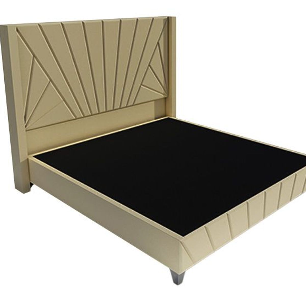 BARAKA HOME - Dormitorio Lienz Cabecera Emperatriz Cadíz 2plz - Beige Oscuro