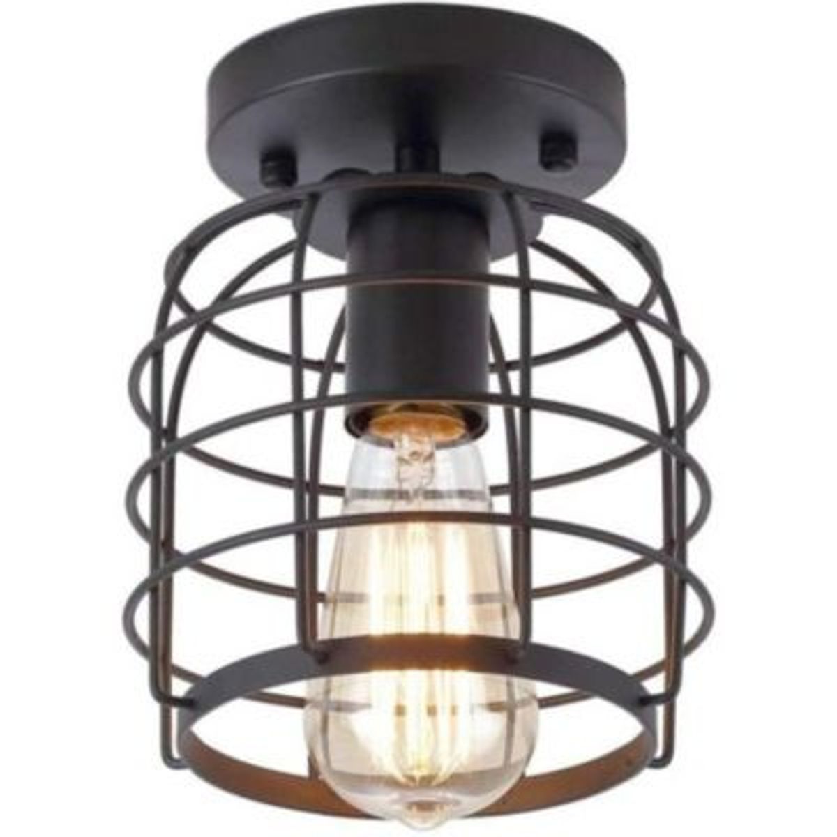 HOME NEAT - Home-neat retro industrial lámpara de techo de metal