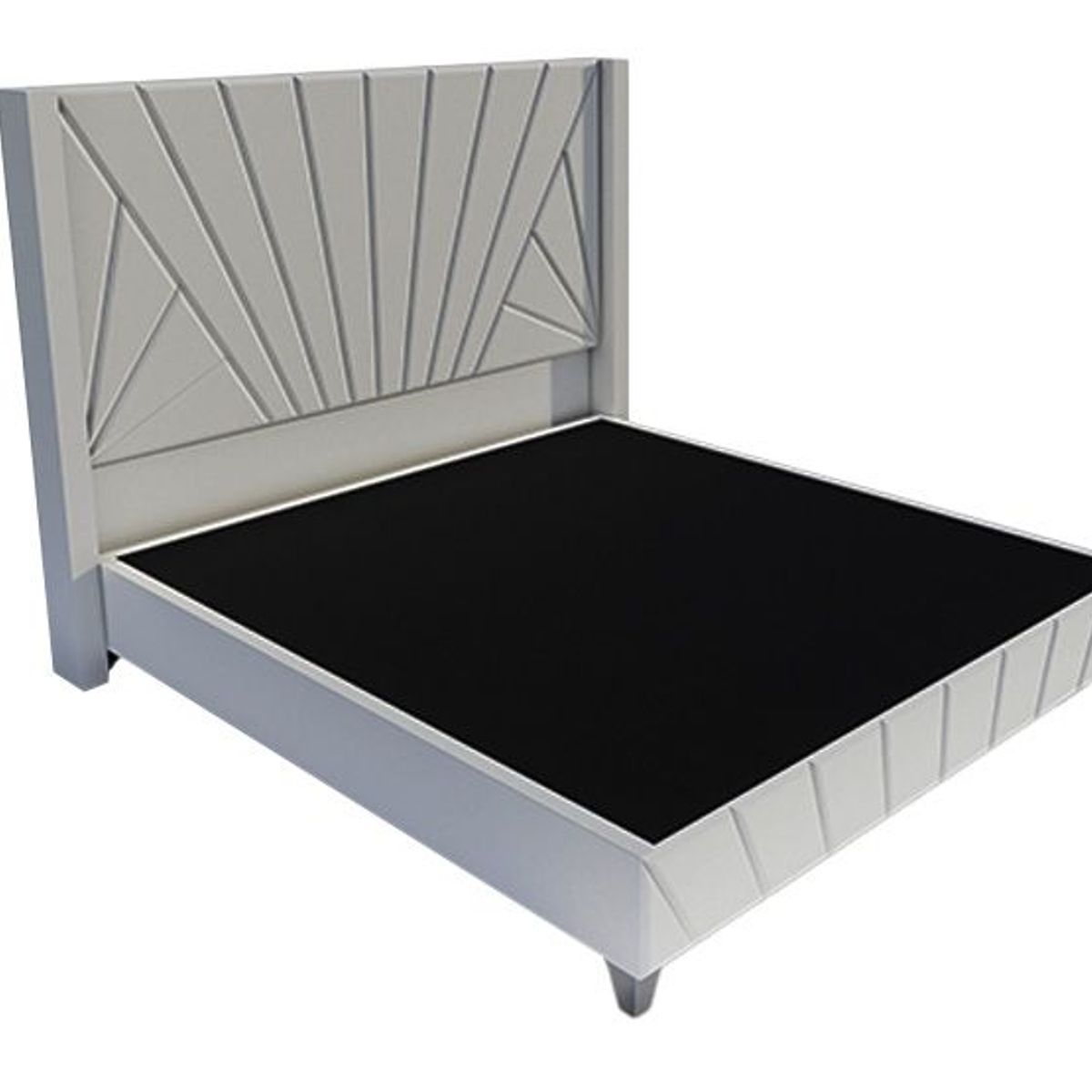 BARAKA HOME - Dormitorio Lienz Cabecera Emperatriz Cadíz 2plz - Beige Claro