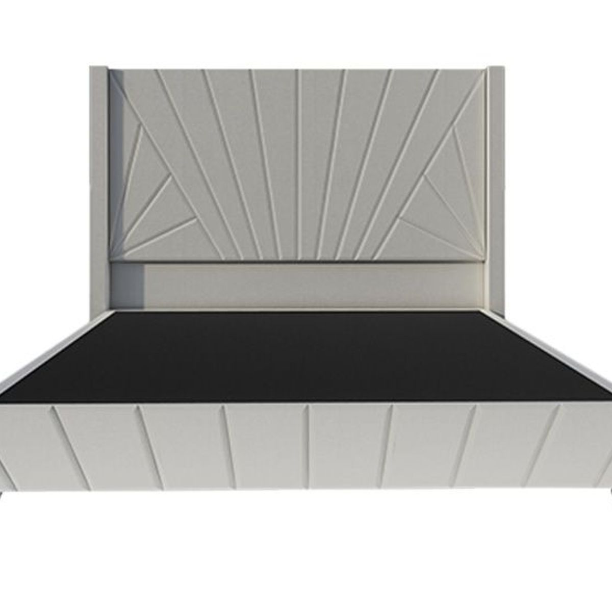 BARAKA HOME - Dormitorio Lienz Cabecera Emperatriz Cadíz 2plz - Beige Claro