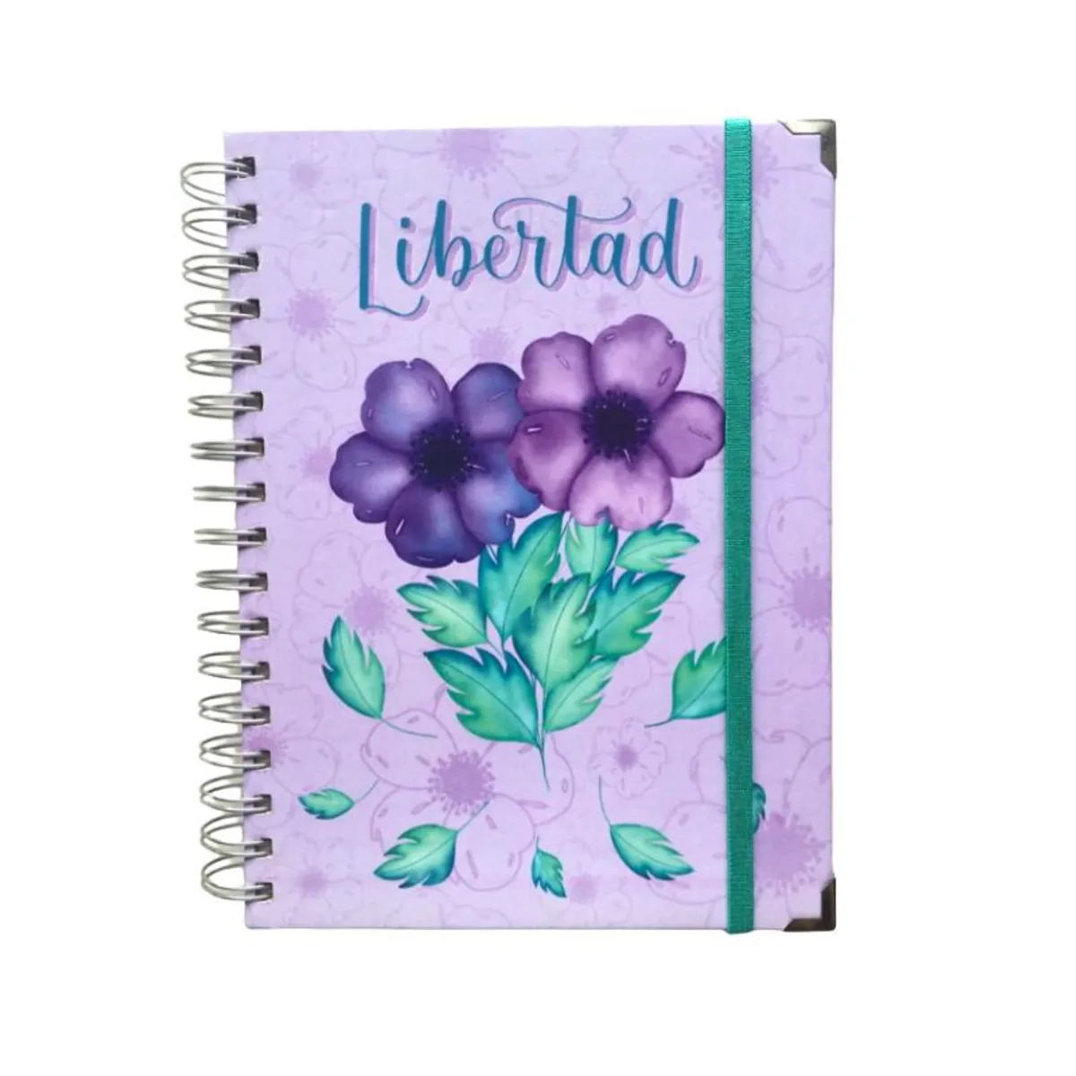 GENERICO - Libreta Letters By Jess -¨Libertad¨ Anilllada - A5