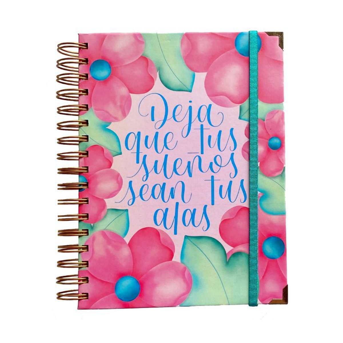 GENERICO - Libreta Letters By Jess -¨Sueños¨ Anilllada - A5