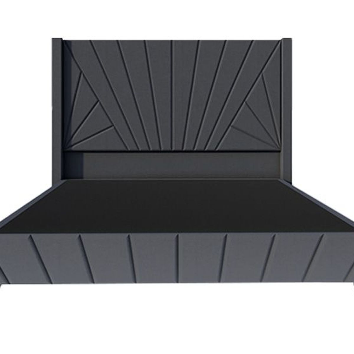 BARAKA HOME - Dormitorio Lienz Cabecera Emperatriz Cadíz 2plz - Gris Claro