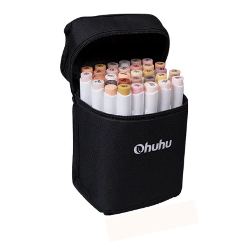 OHUHU - Ohuhu Honolulu - Set de 36 marcadores de alcohol Tonos piel