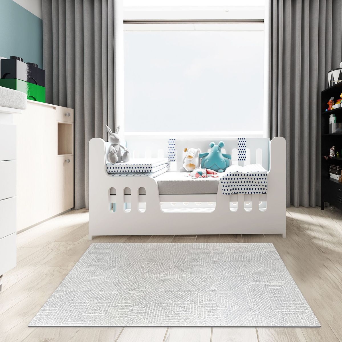 LA SONAJA - PISO ALFOMBRA ANTIGOLPES EVA BEBES MAT 1.20 M x 1.80 M