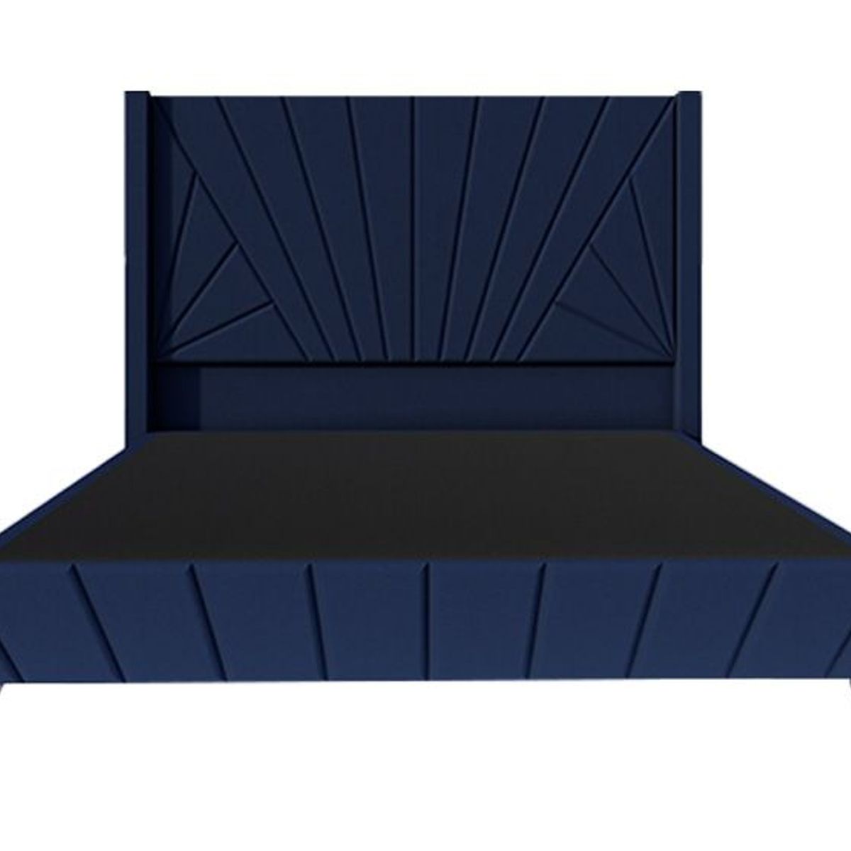 BARAKA HOME - Dormitorio Lienz + Cabecera Emperatriz Cadíz 2 plz - Azul Marino