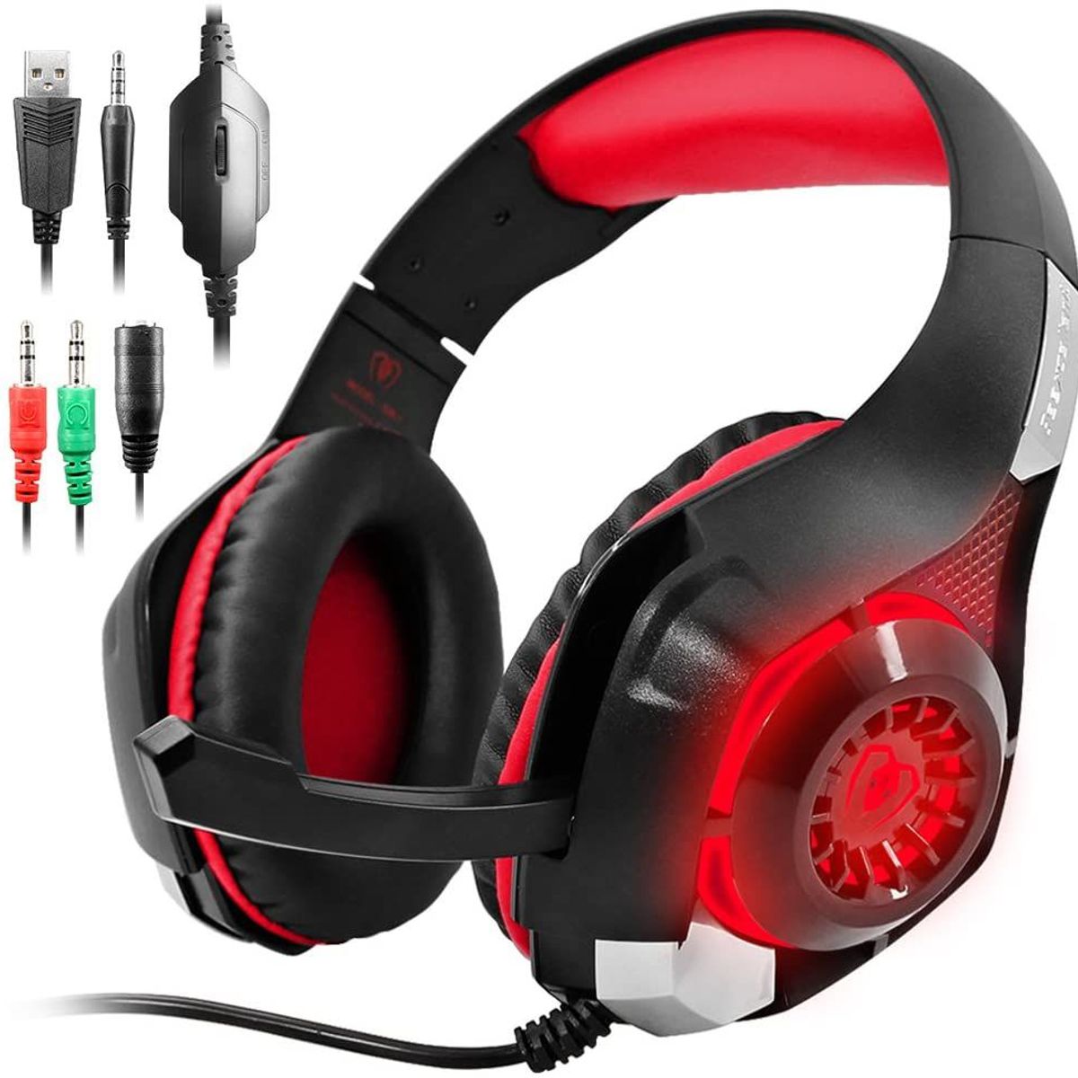 ITELSISTEM - Audifono Microfono Gamer Pro Gaming Laptop Pc Tablet Led