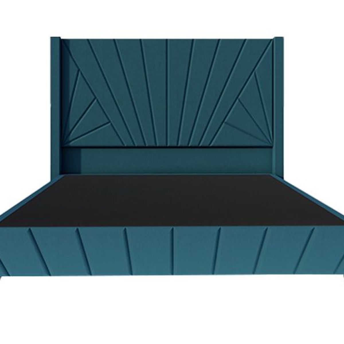 BARAKA HOME - Dormitorio Lienz + Cabecera Emperatriz Cadíz 2 plz - Cobalto