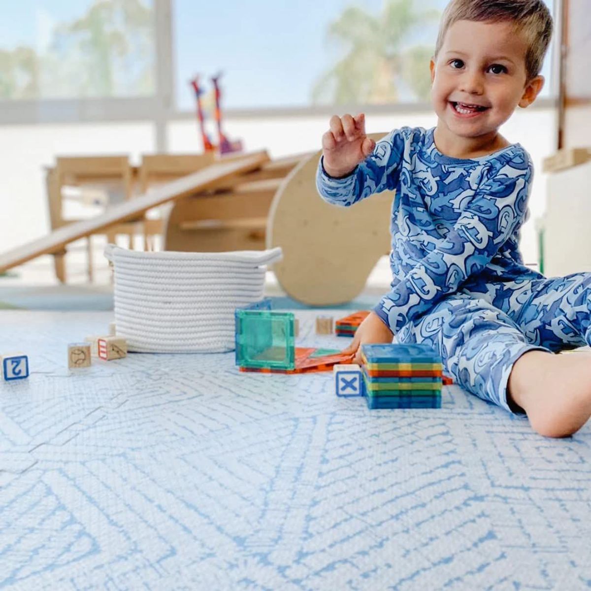 LA SONAJA - PISO ALFOMBRA ANTIGOLPES EVA BEBES MAT 1.20 M x 1.80 M