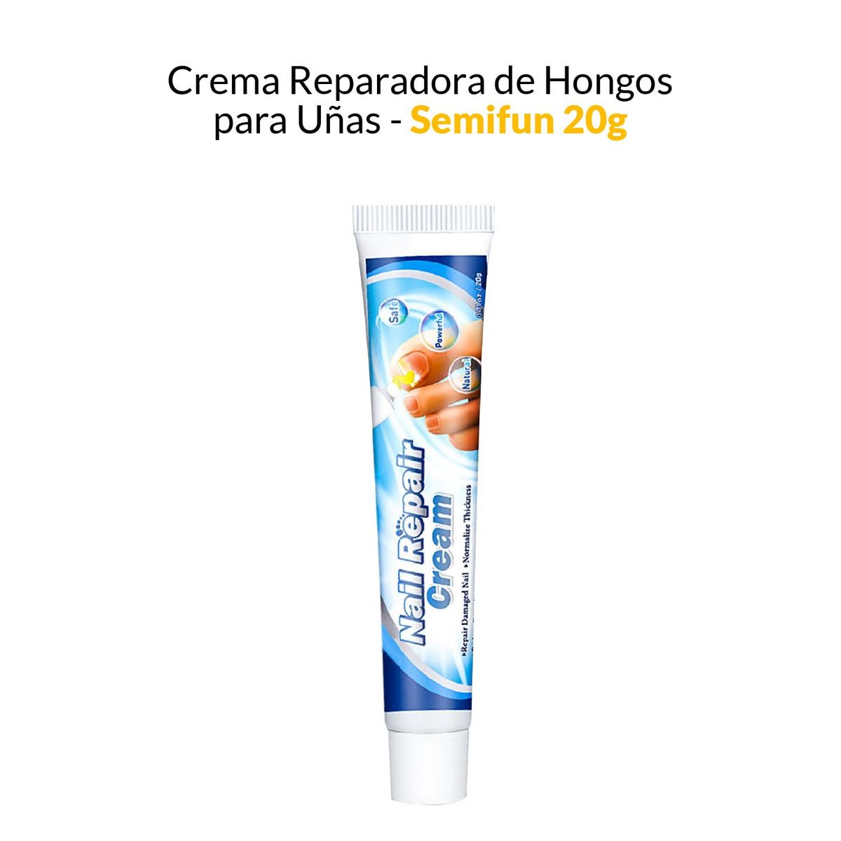 GENERICO - Crema reparadora de hongos para uñas - Semifun 20g