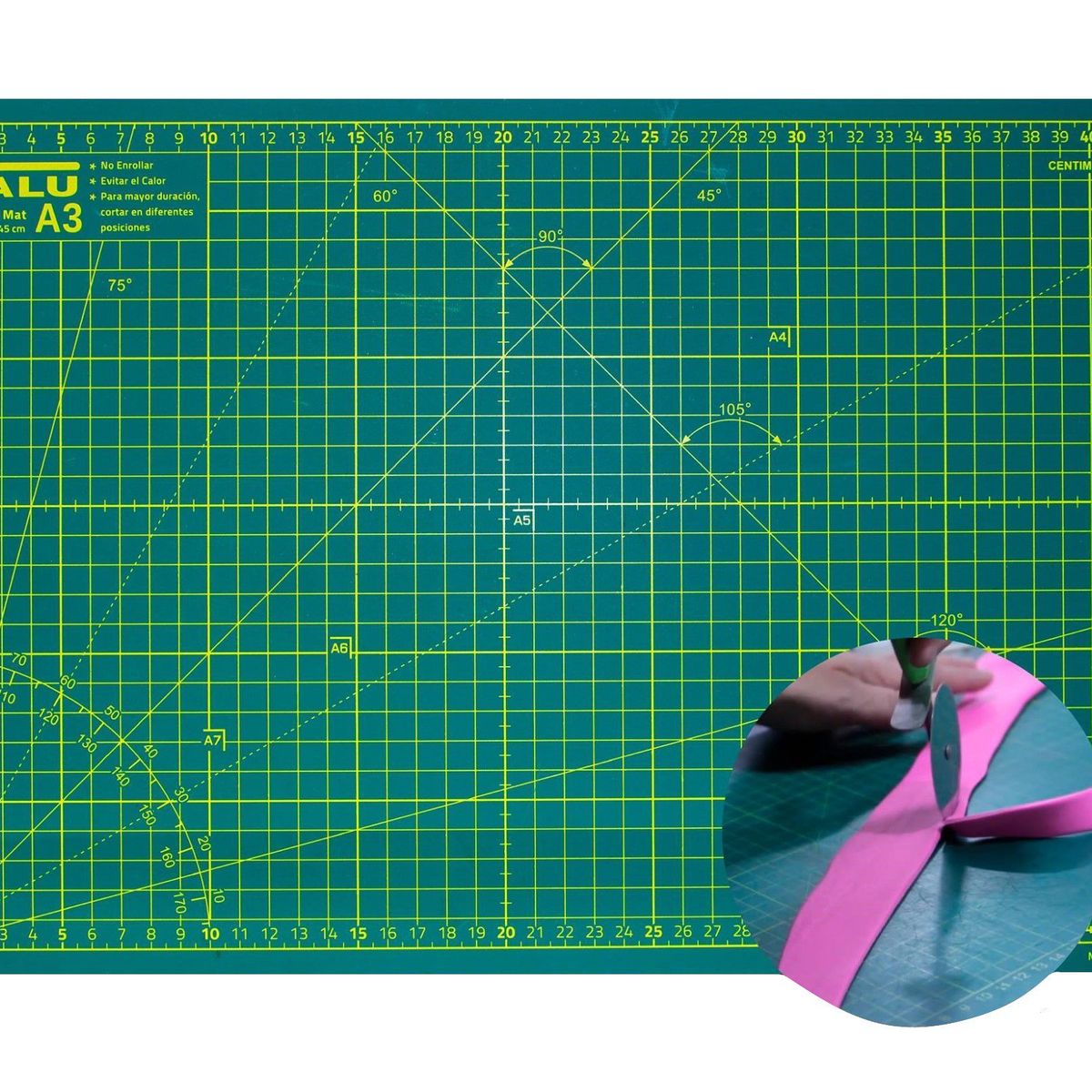 GENERICO - Base De Corte 30x45cm A3 Plancha Tapete Corte A3