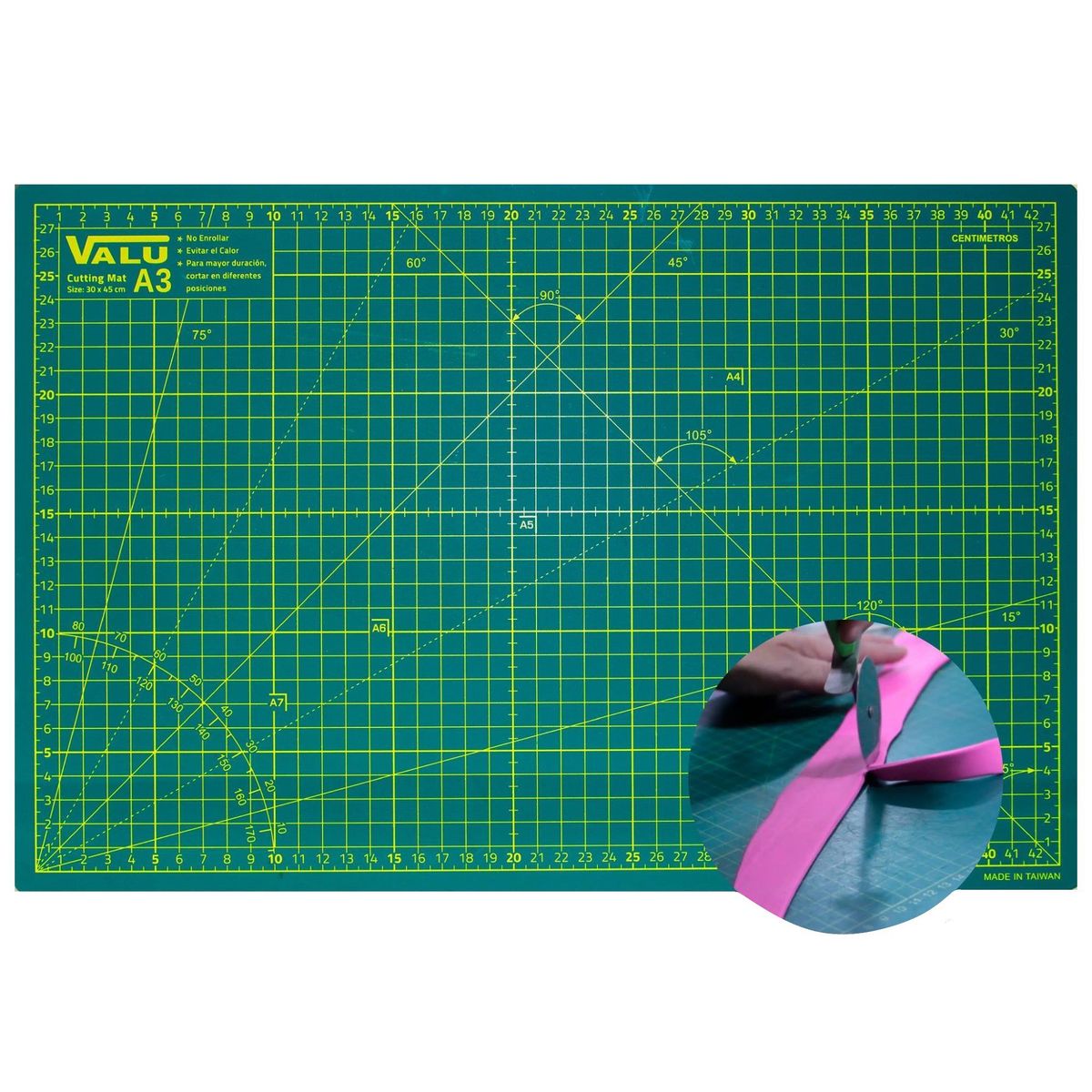 GENERICO - Base De Corte 30x45cm A3 Plancha Tapete Corte A3