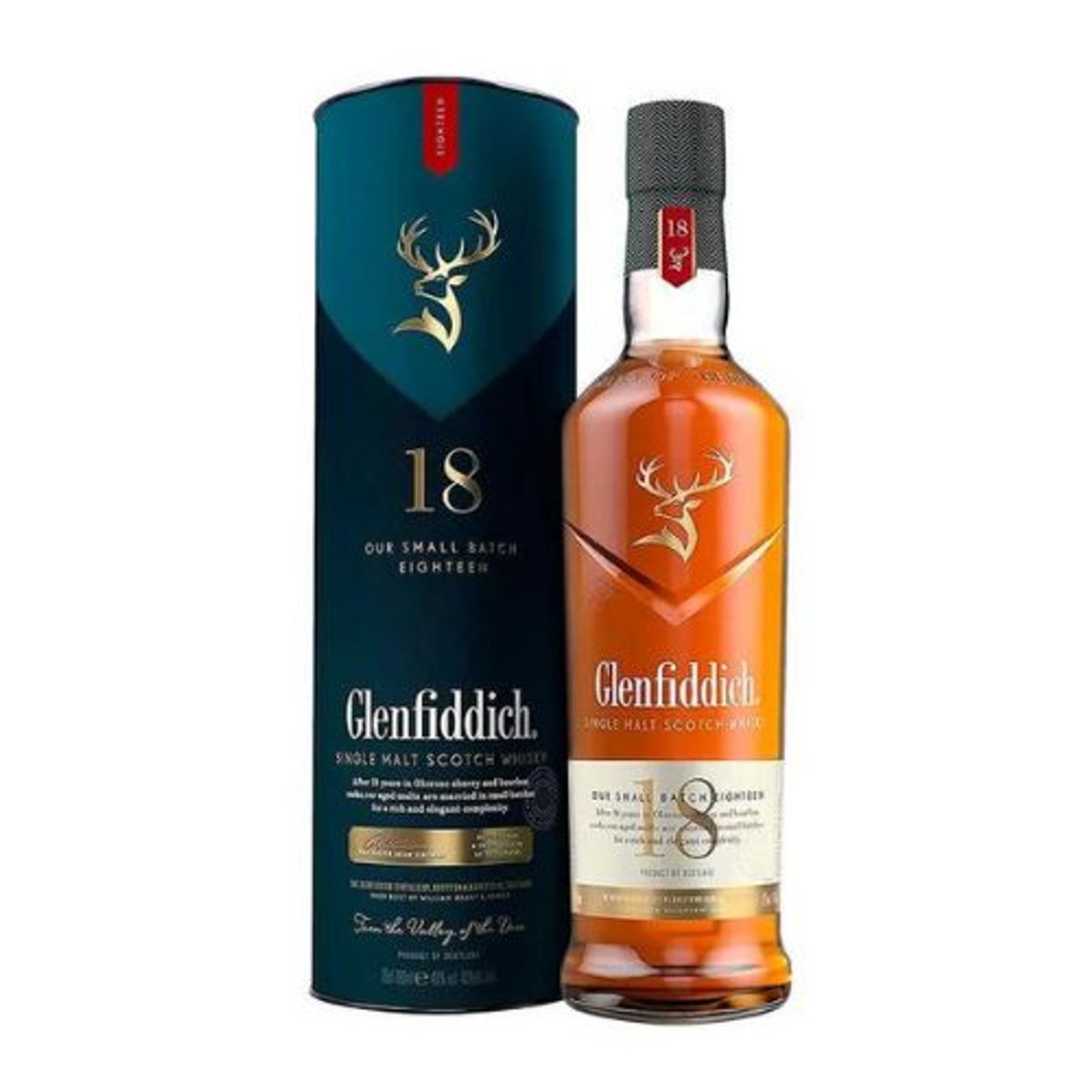 GLENFIDDICH - Whisky GLENFIDDICH 18 años Botella 750ml