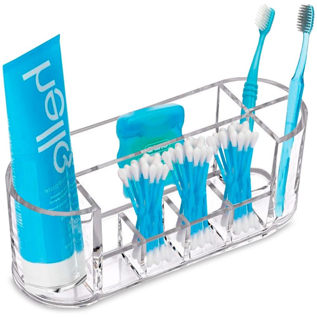 MINARI - Organizador de Cepillos de Dientes Accesorios para Baño Acrílio A8011