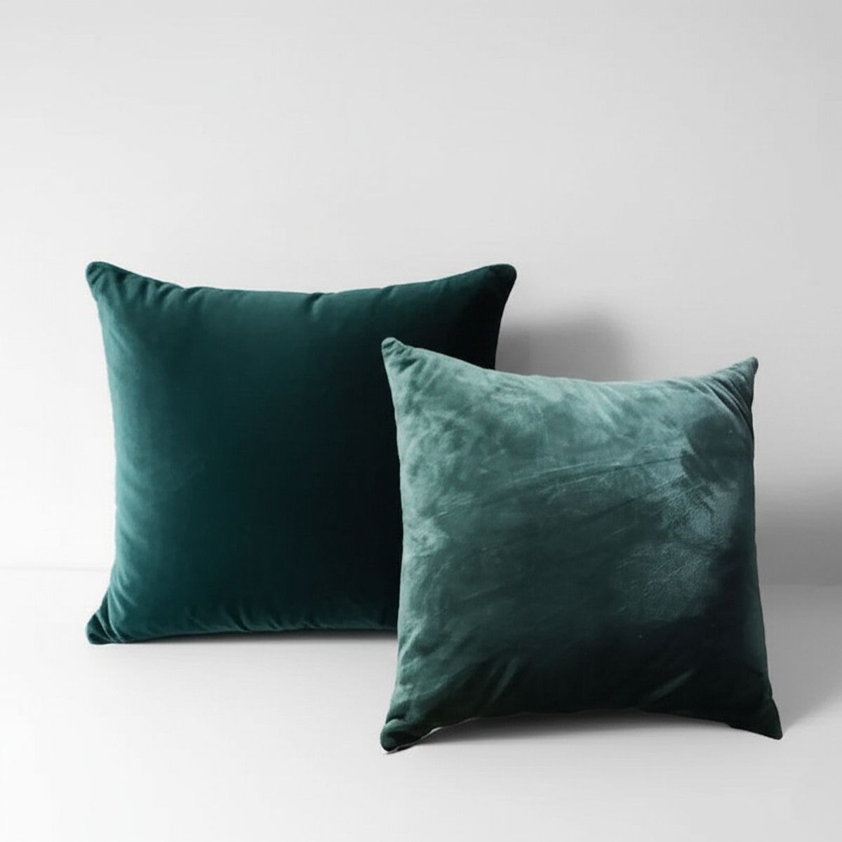 GENERICO - 02 Fundas Verdes Petróleo Navideñas Boho 40 X 40 Cm