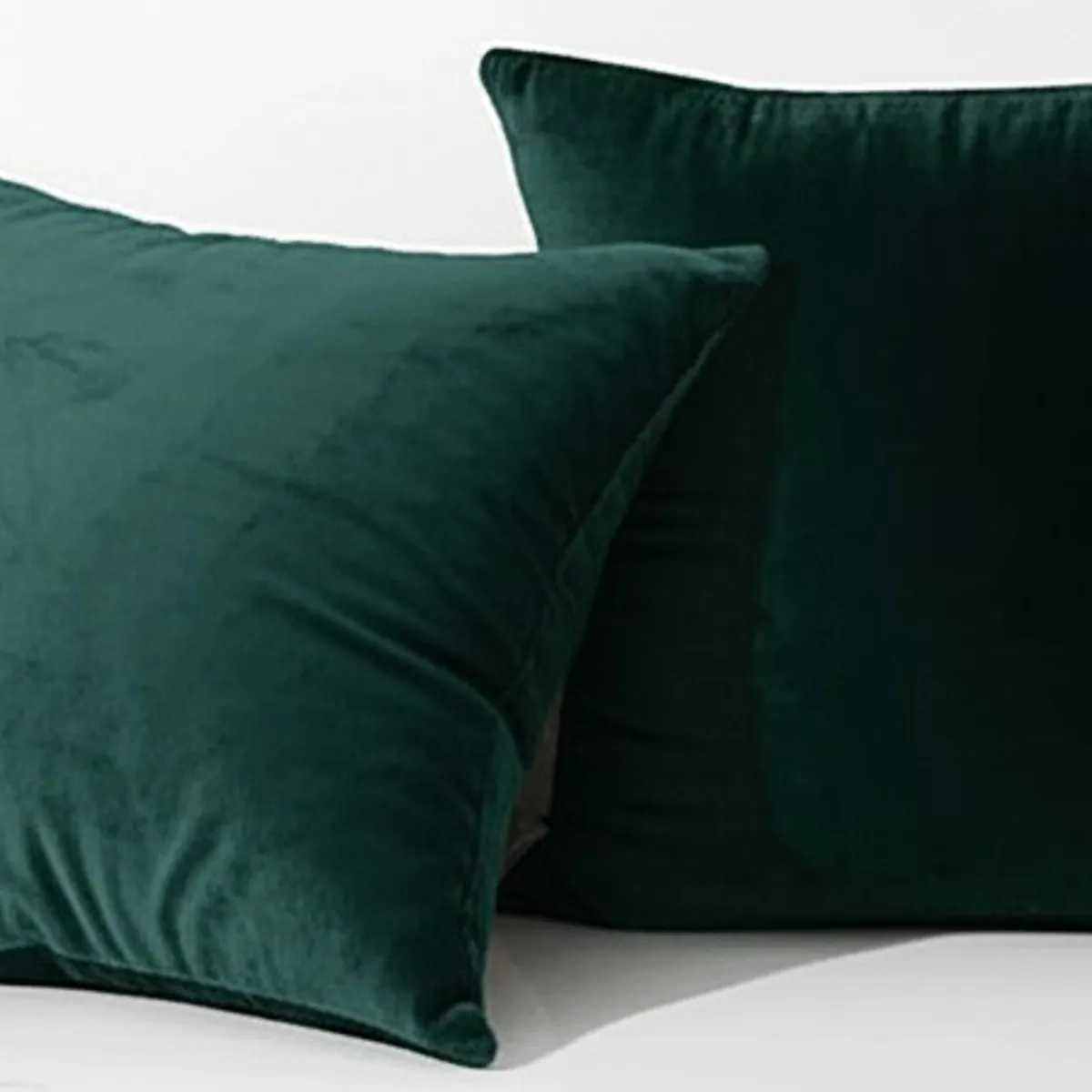 GENERICO - 02 Fundas Verdes Petróleo Navideñas Boho 40 X 40 Cm