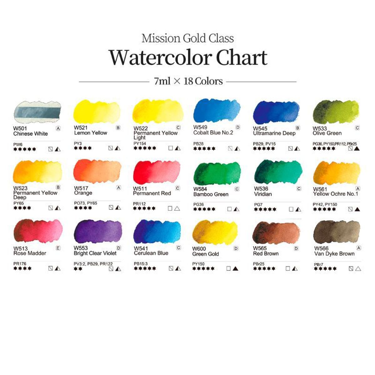 GENERICO - MIJELLO Mission Gold Set 18 colores/7ml
