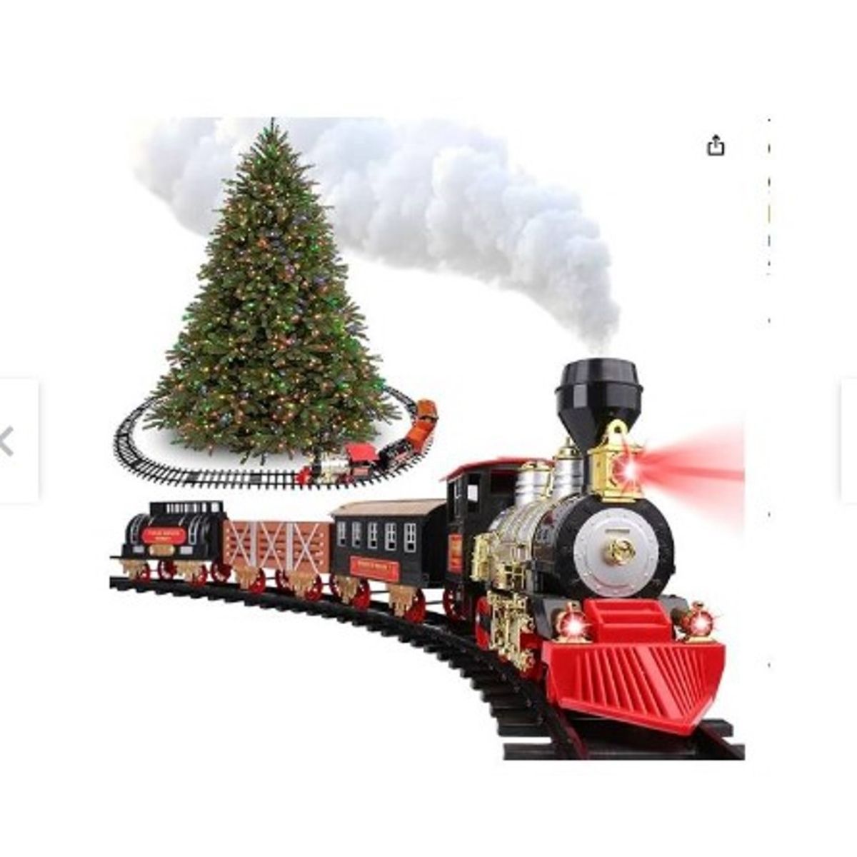 GENERICO - Tren Navideño para Arbol De Calidad GRANDE  PISTA