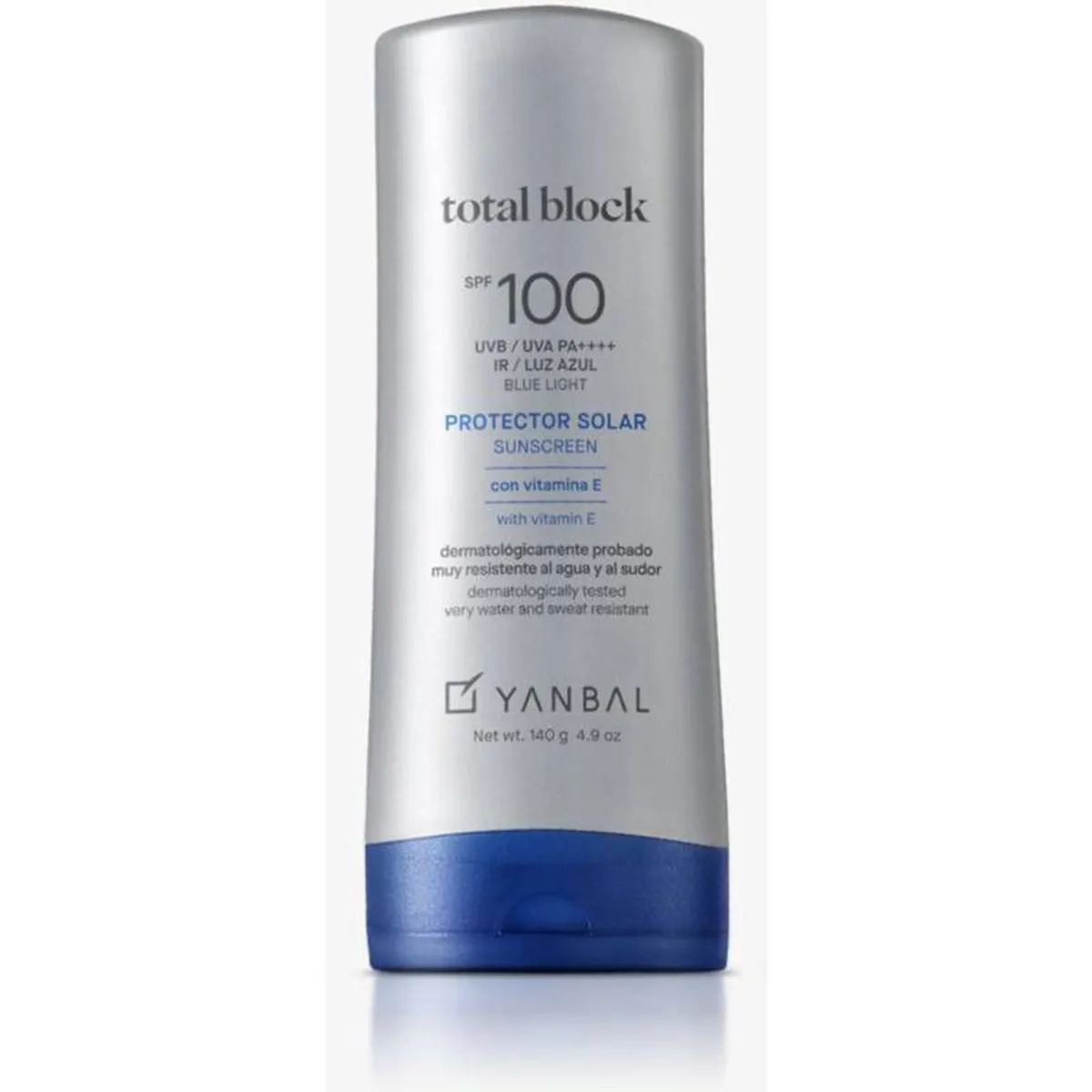 YANBAL - Protector Solar SPF 100 Total Block - 140g