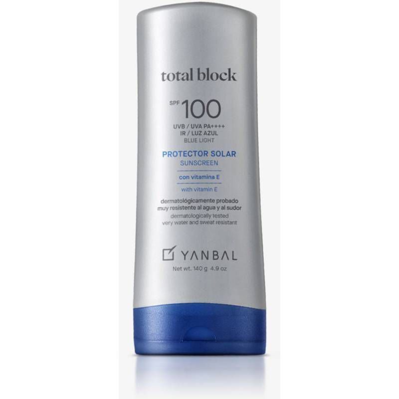 YANBAL - Protector Solar SPF 100 Total Block - 140g