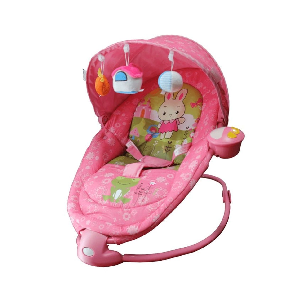 EBABY - Mecedora Dancino Vibrador Musical Rosado