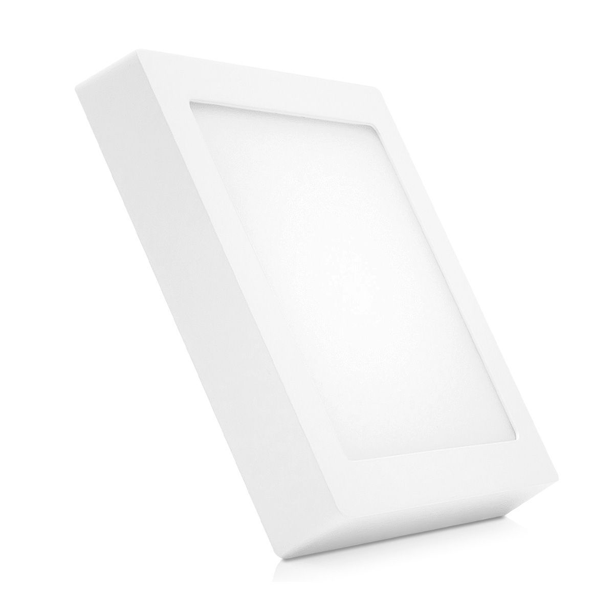 EVOLITE - Plafon led panel 12w cuadrado sobreponer evolite CALIDO