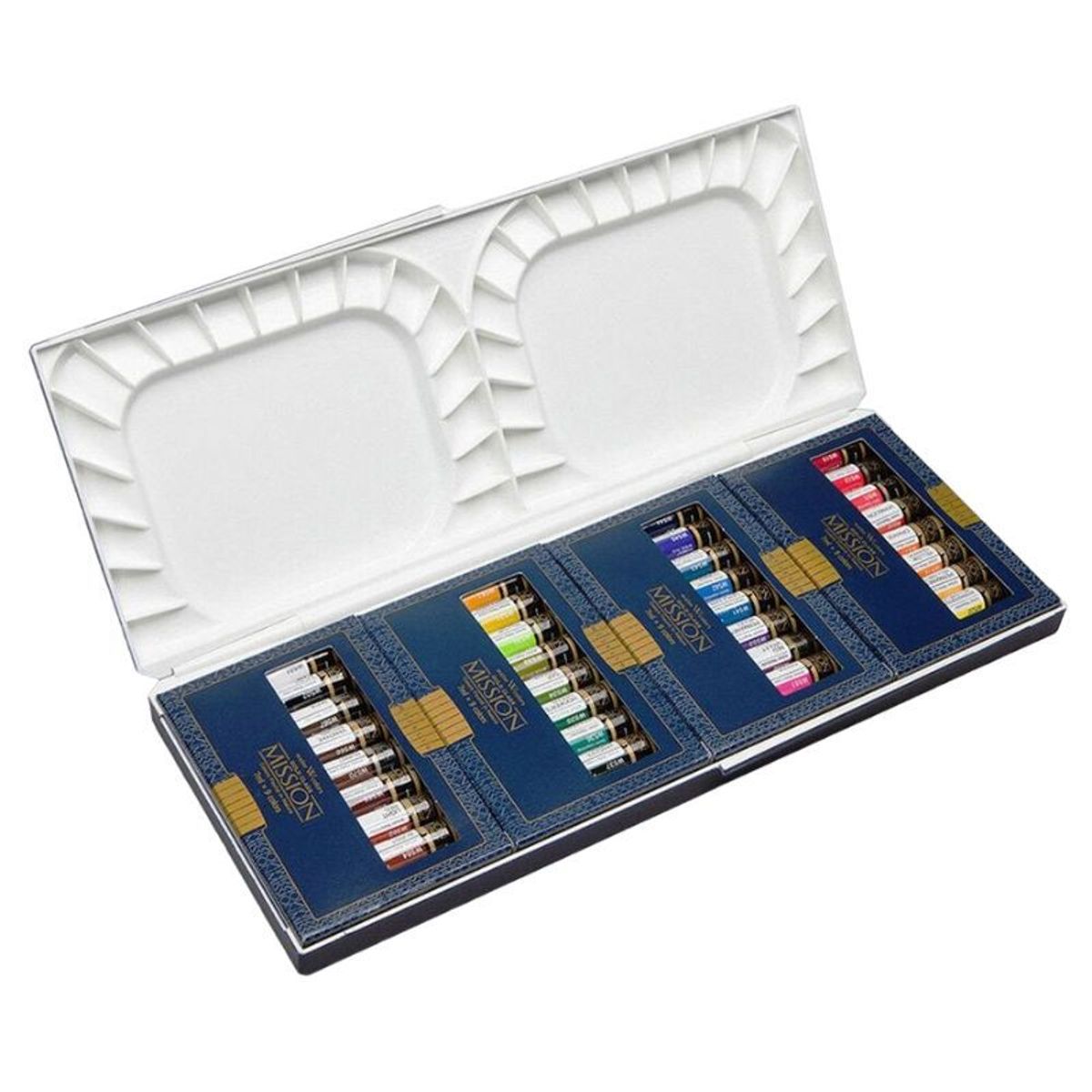 GENERICO - MIJELLO Mission Gold Set 36 colores/7ml - Incluye paleta de plástico