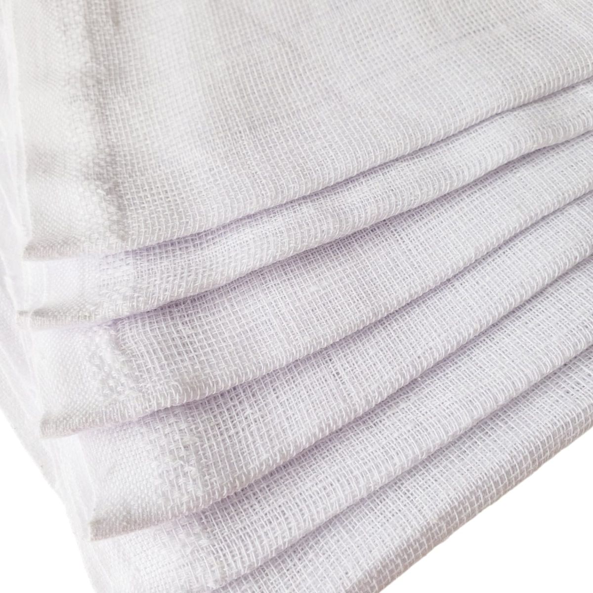 GENERICO - Pañal Bebé Tela Gasa - Blanco - Pack x3