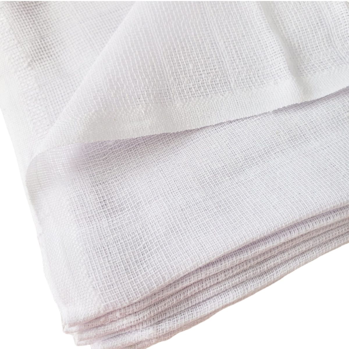 GENERICO - Pañal Bebé Tela Gasa - Blanco - Pack x3