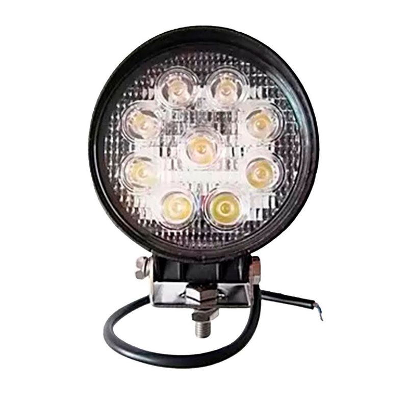 GENERICO - Faro Pirata LED9 Redondo Blanco