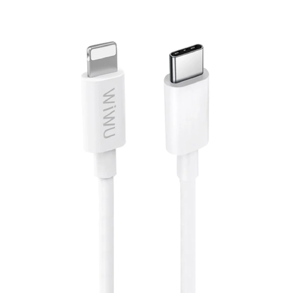 WIWU - Cable WiWu G90 20W USB-C a Lightning 12M - BLANCO