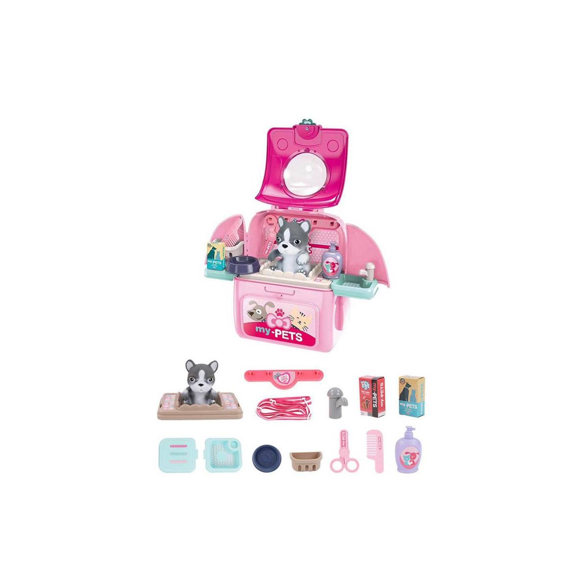 GENERICO - MOCHILA SET DE MASCOTAS