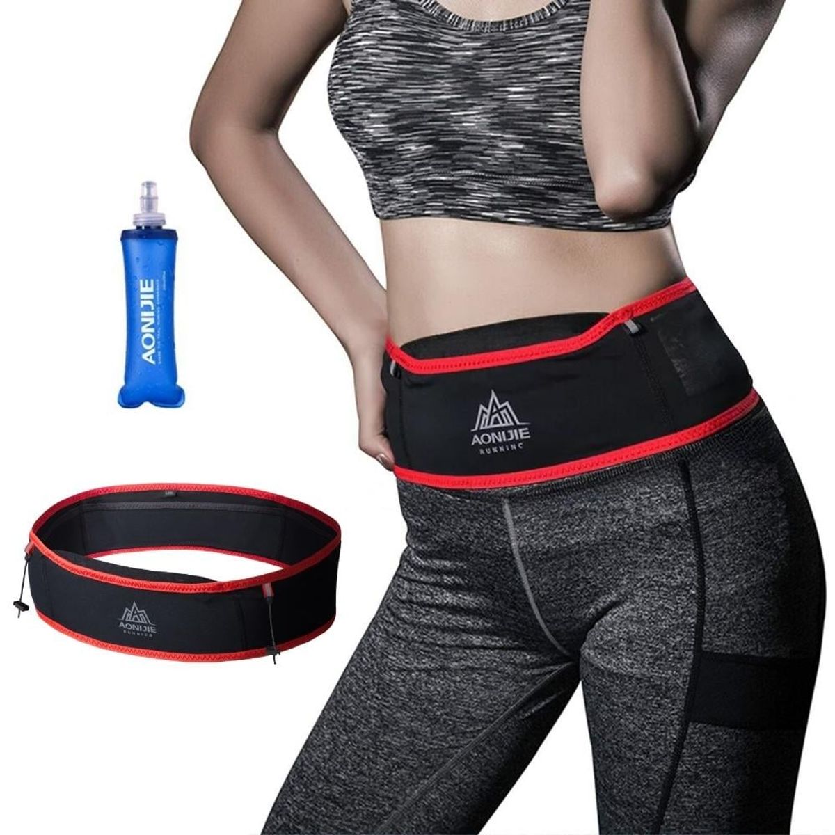 AONIJIE - Cinturon Training AONIJIE incluye Soft Flask