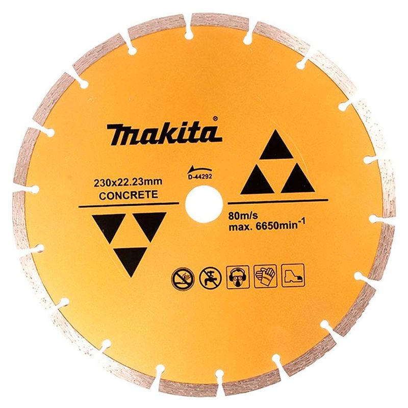 MAKITA - Disco Diamantado Segmentado 9″ x 78″ Makita D-44292 Corte Concreto