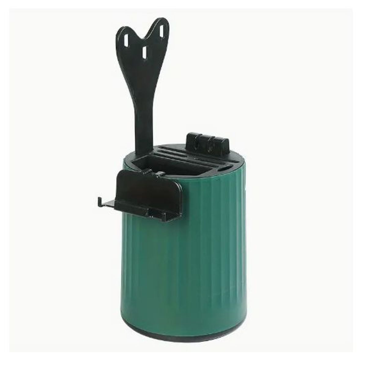 GENERICO - Soporte giratorio para utensilios cuchillos de cocina verde