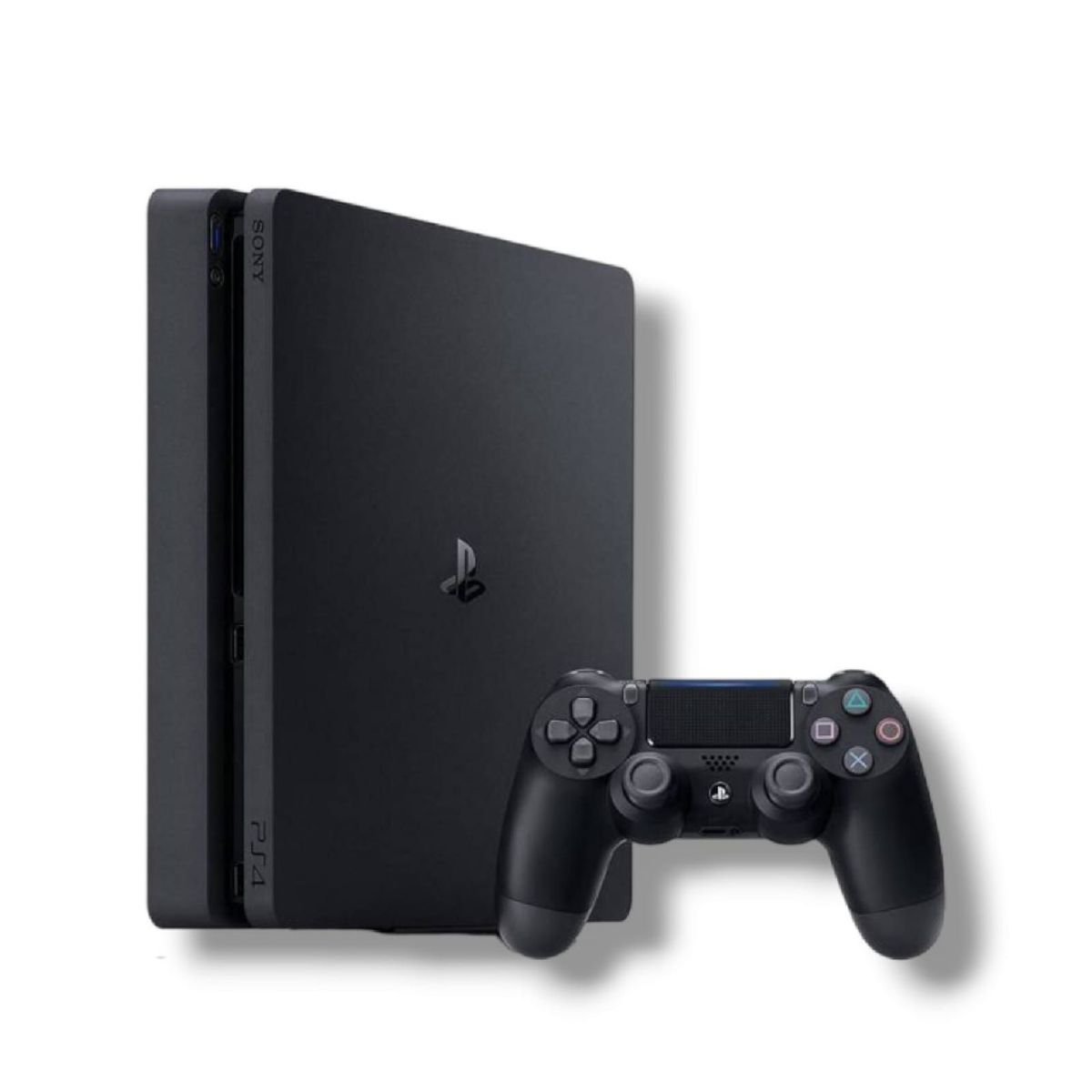 SONY - Consola playstation 4 Slim 500GB NEGRO+juego GTAV Reacondicionada
