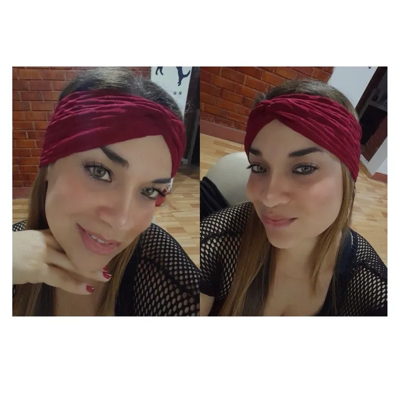 GENERICO - Vinchas Diademas Cintillos De Tela Licra Talla Standard Mujer