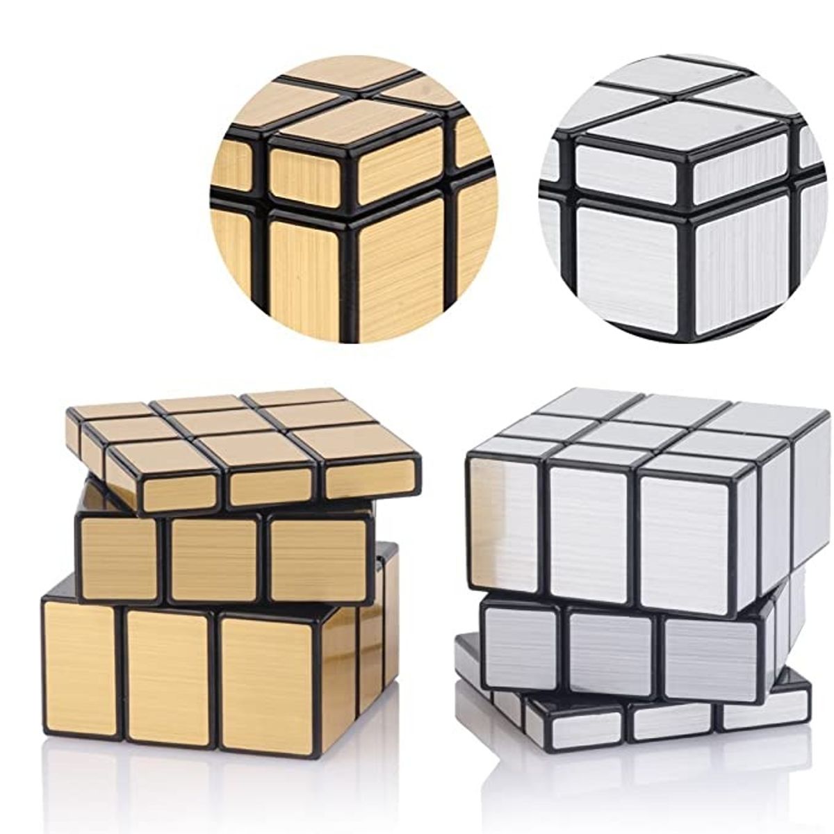 GENERICO - Cubo mirror espejo 3x3x3 Marca Moyu de alta velocidad