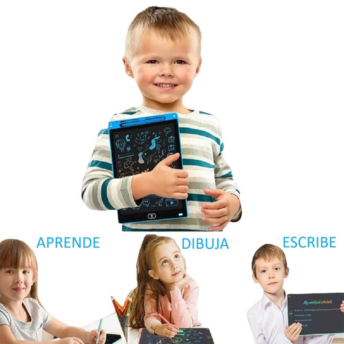 GENERICO - Tablet Dibujo Electrónica 8.5 pulg  LCD Día del Niño Genieka