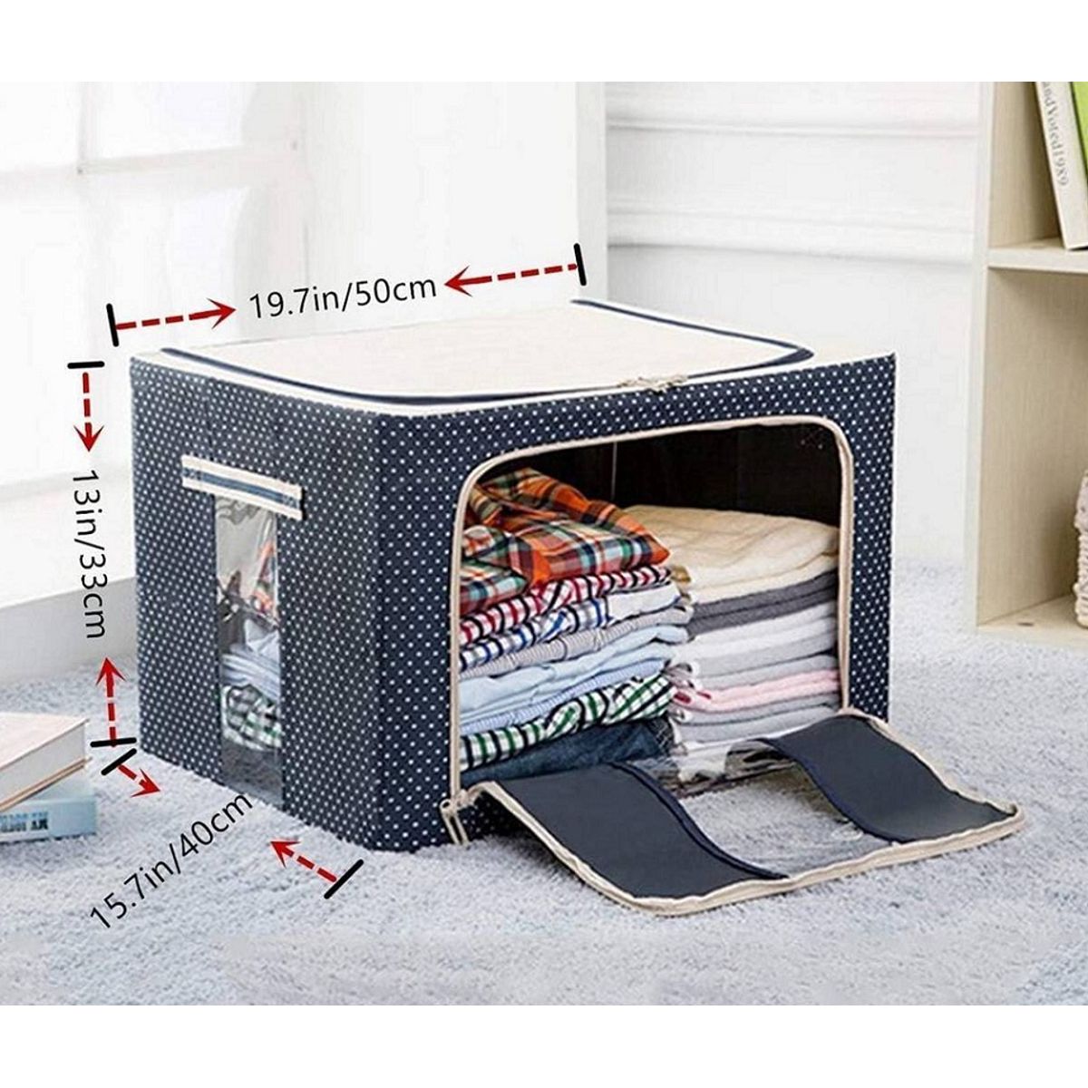 GENERICO - Caja de Almacenamiento Multifuncional  66 Litros