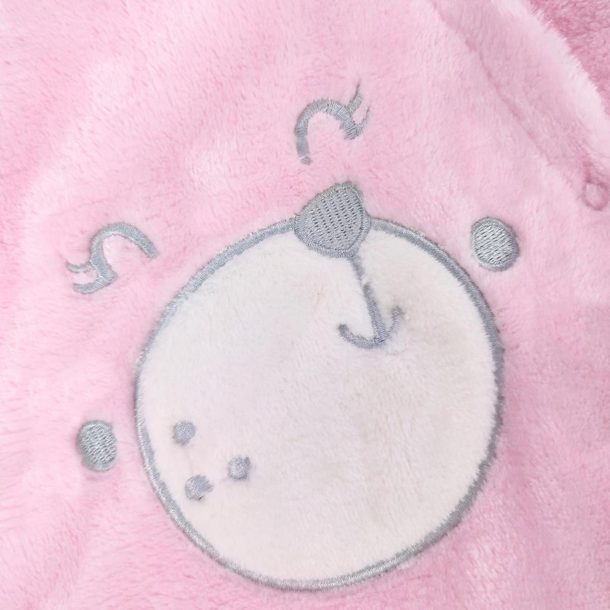 GENERICO - Enterizo bebé acolchado Oso - Rosado