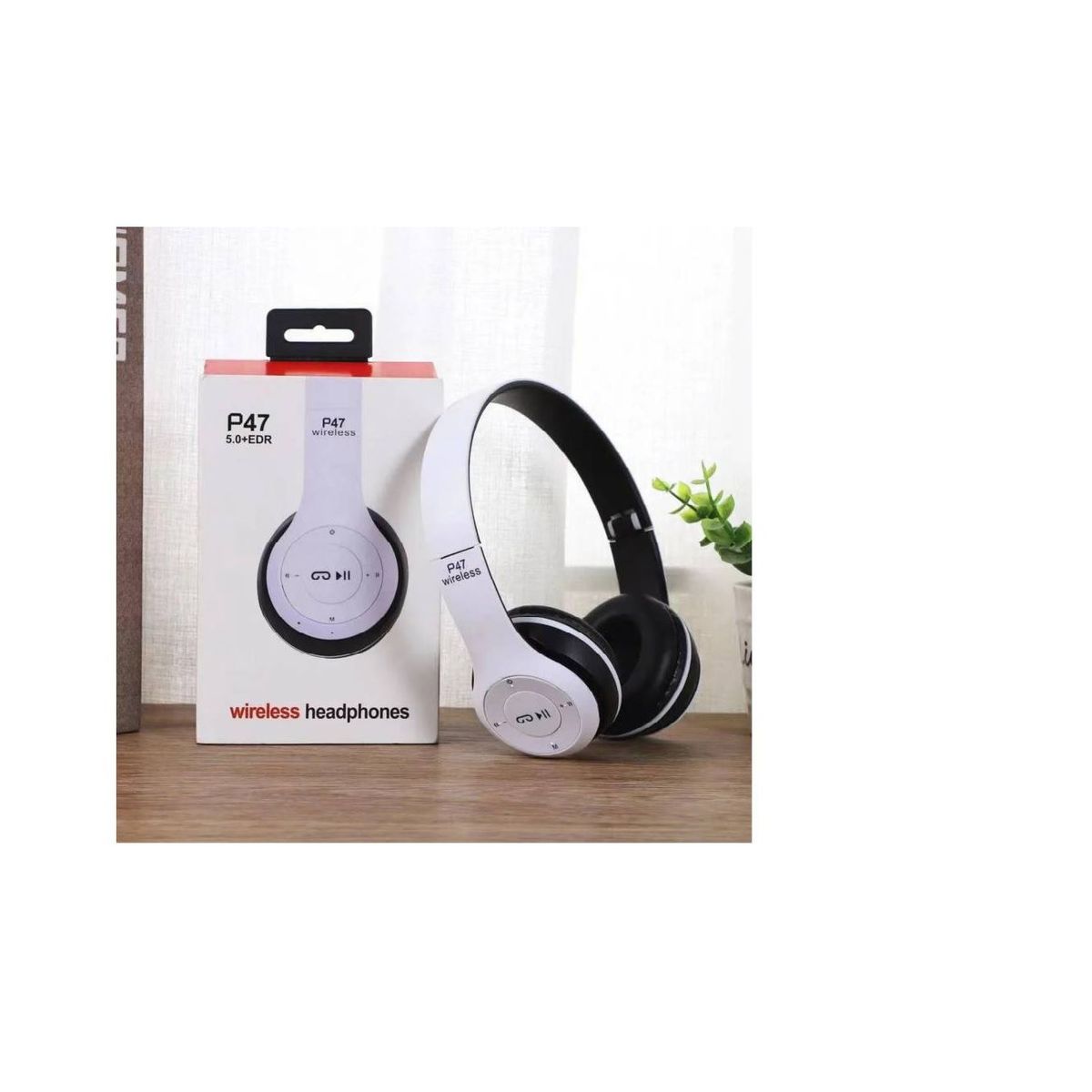 GENERICO - Audífono Inalámbrico P47 Con Bluetooth