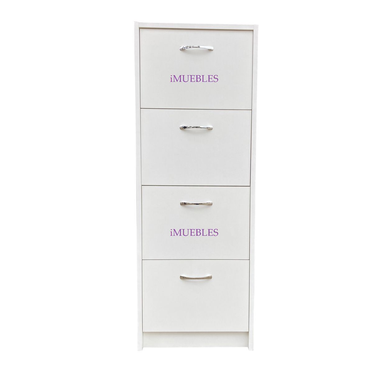 TEMEL - Archivador Oficina, Cajonera 04 Para Folder Colgante Llave