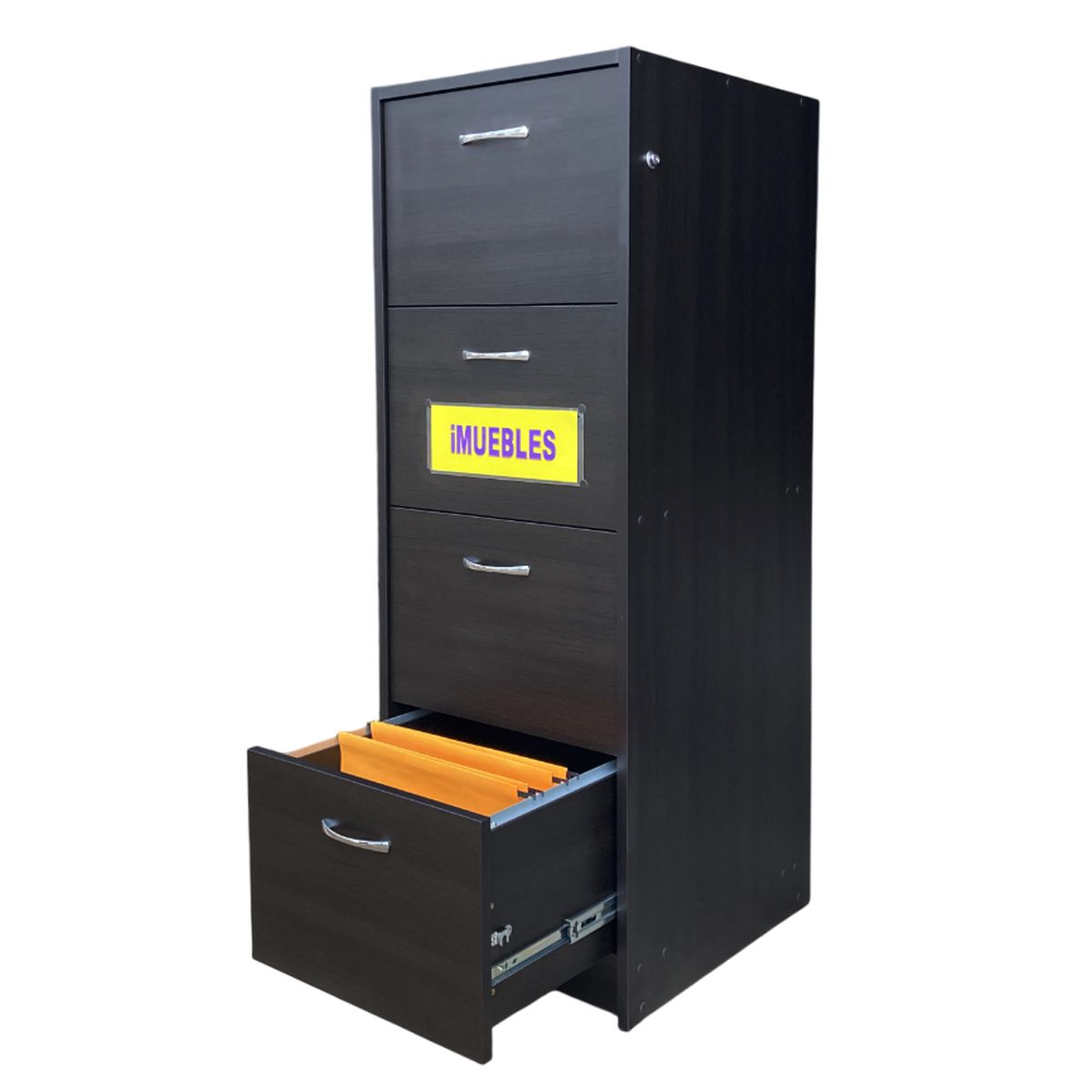 TEMEL - Archivador Oficina, Cajonera 04 Para Folder Colgante Llave.