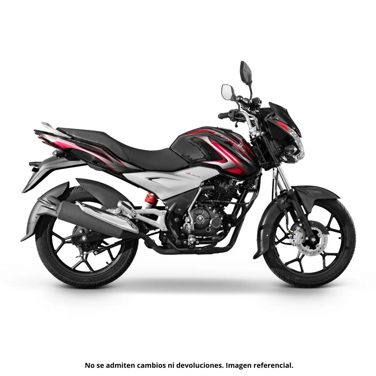 BAJAJ - MOTO DISCOVER 125 ST - ROJO/NEGRO.