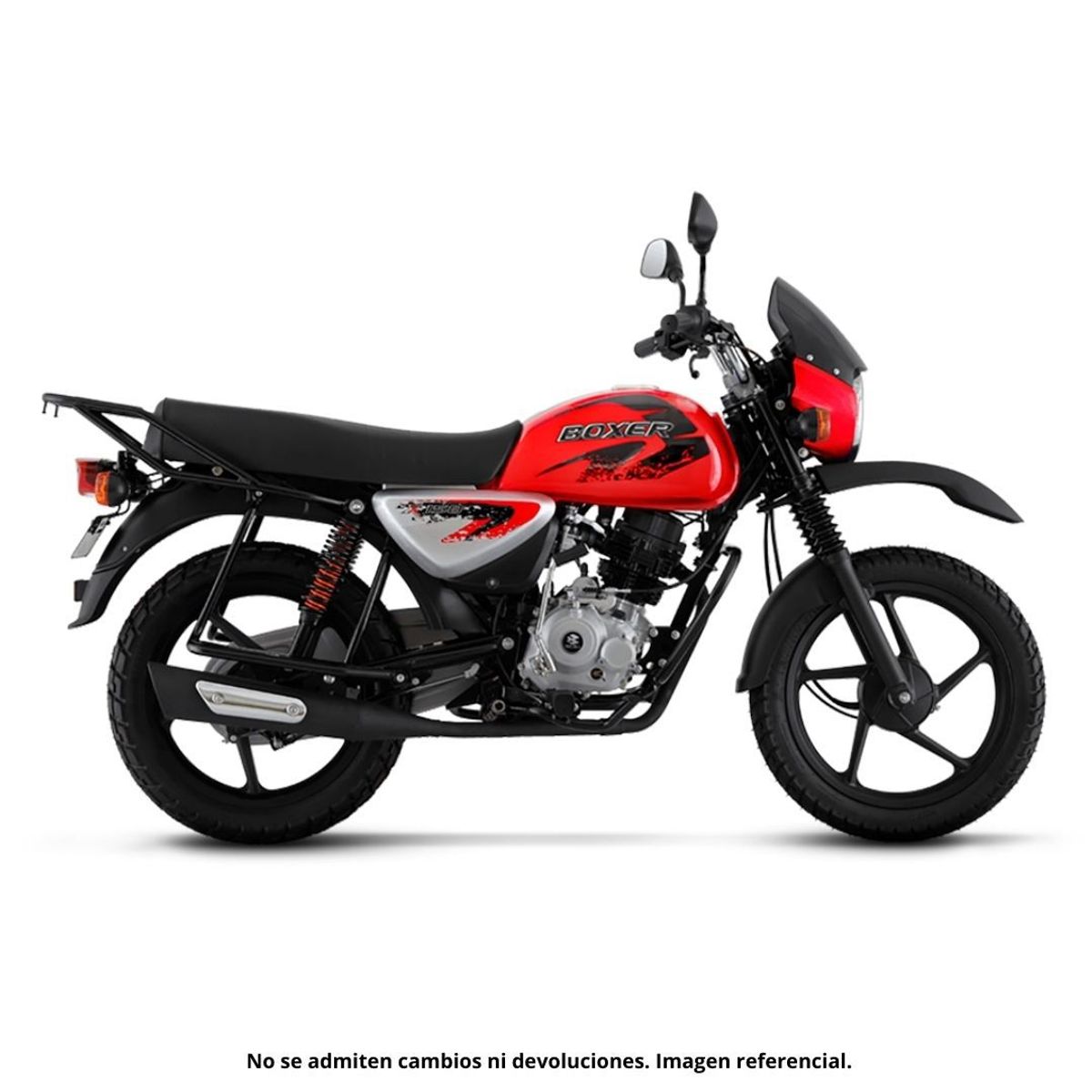 BAJAJ - MOTO DE TRABAJO BOXER 150X UG - ROJO.