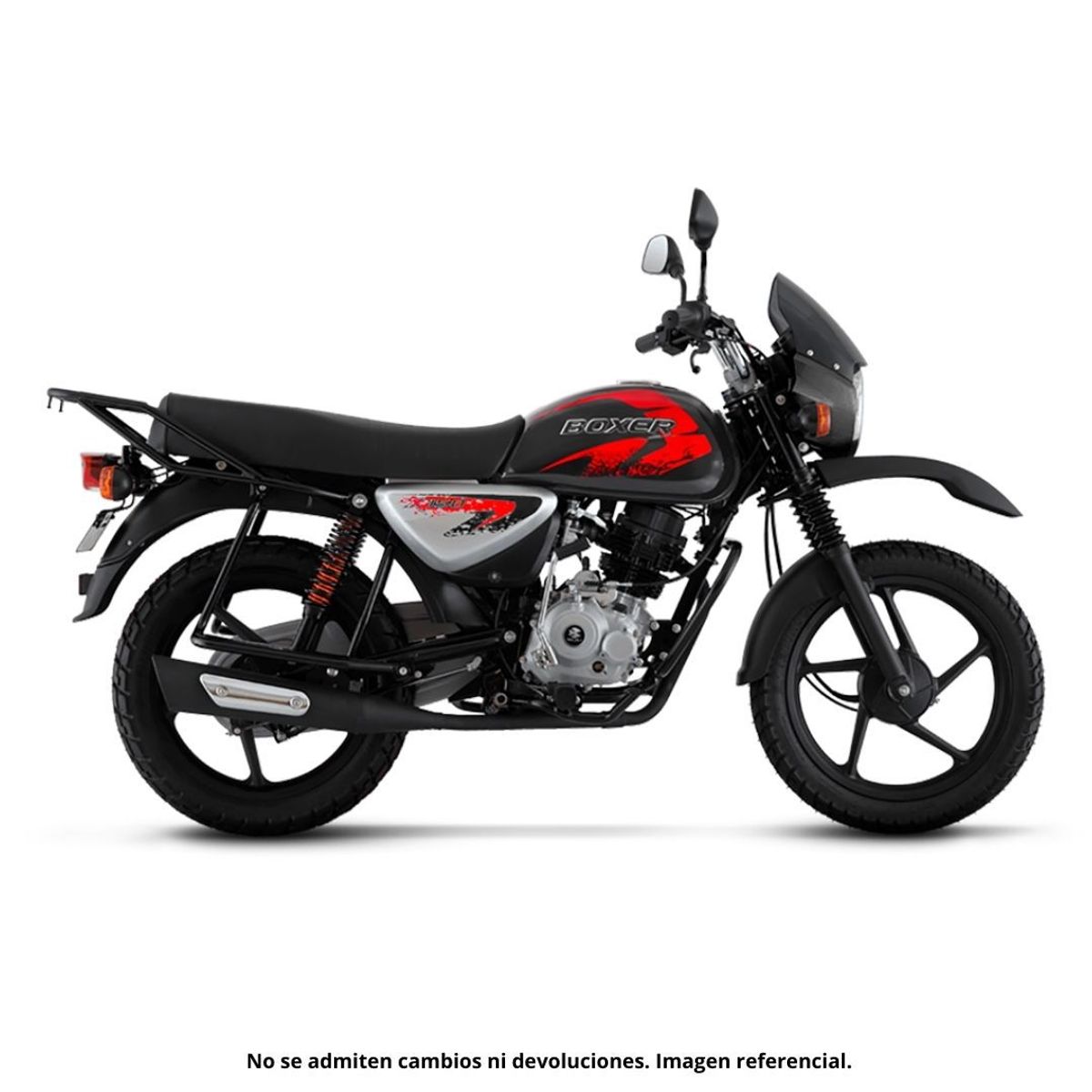 BAJAJ - MOTO DE TRABAJO BOXER 150X UG - NEGRO.